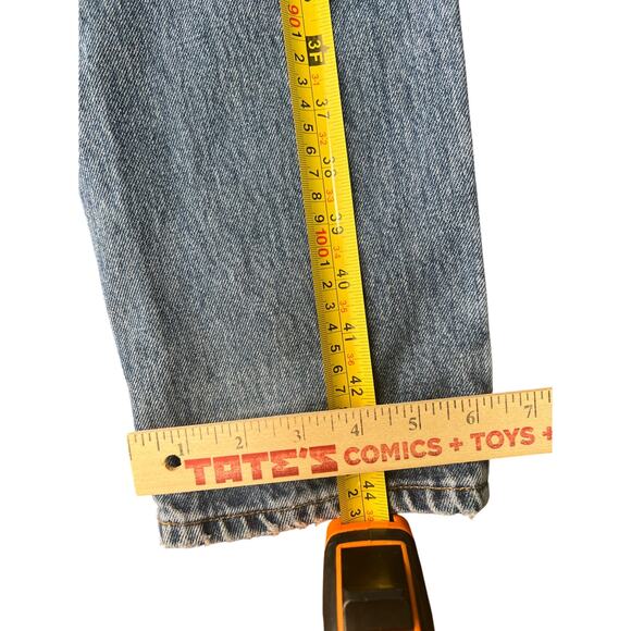 Vintage GAP Blue Jeans Classic Fit High Rise Straight Leg Denim – Fits 10 Long - Picture 5 of 9
